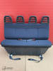 Seat IVECO DAILY CREW CAB quadruple rear four-seats bench belts floor