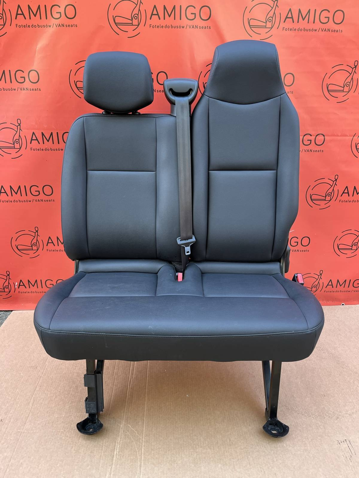 Seat Opel Vauxhall Movano Master NV400 double front bench passenger leatherette LHD