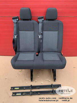 Seat Ford Transit MK8 bench double rear two-seats armrest V363 Traxon brackets