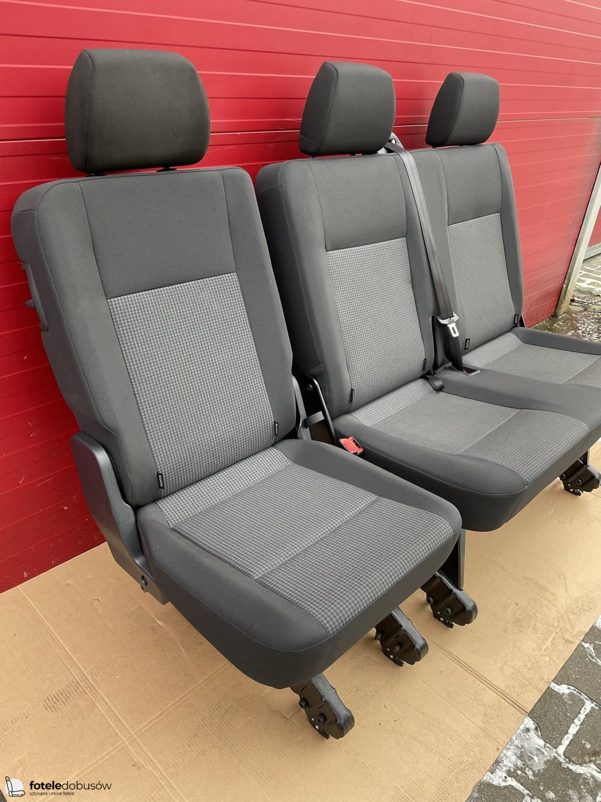 Bench rear triple seat VW T6.1 T6 Transporter Double Grid single + double LHD