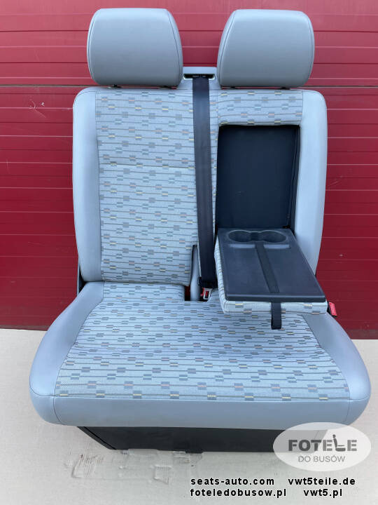 Seat VW T6 T5 double front passenger bench PLACE LHD