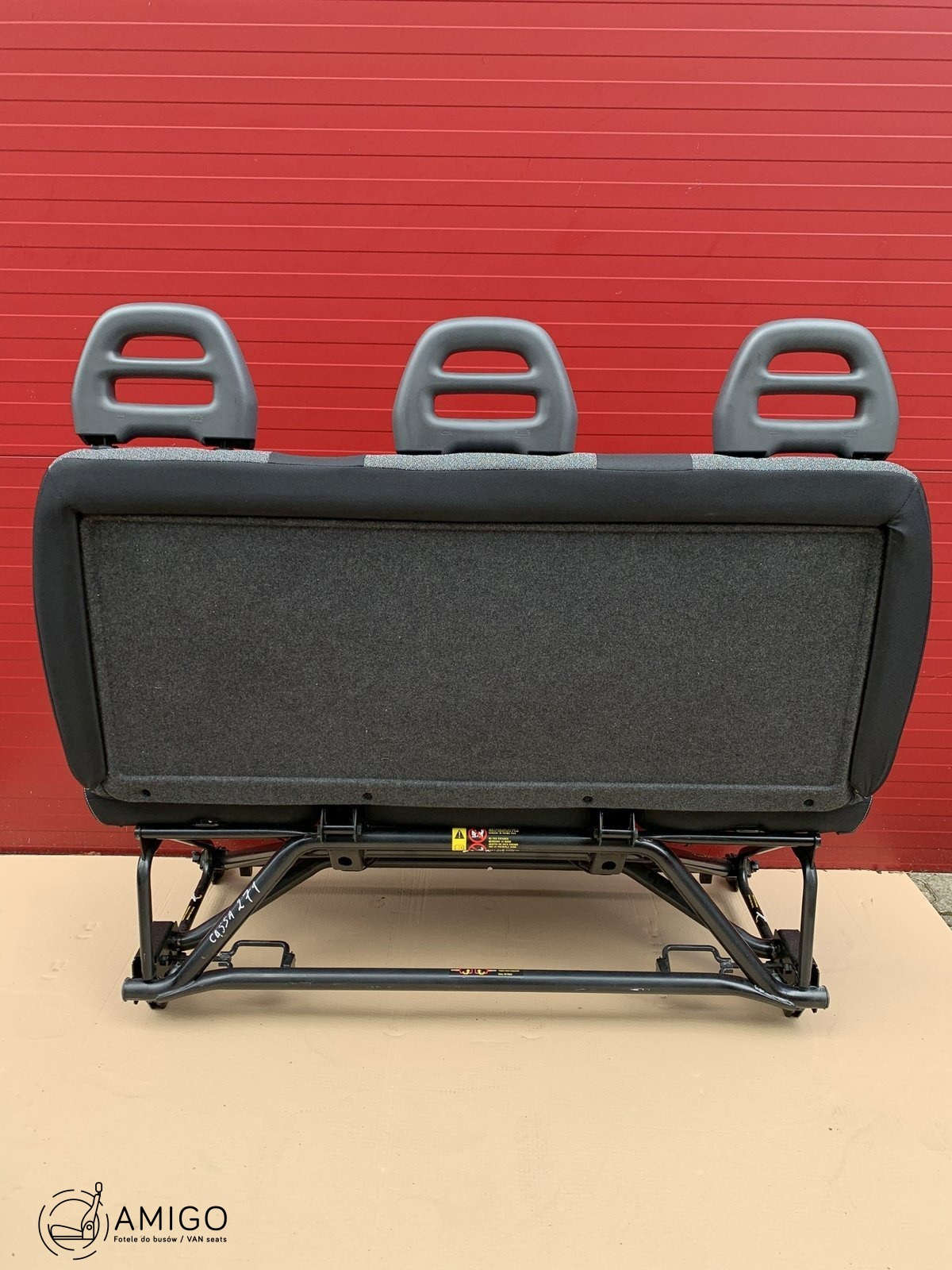 Seat Fiat Ducato Boxer Jumper Citroën Relay LHD bench triple rear isofix