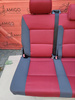 Bench rear triple seat VW T5 Multivan Caravelle Anthracite Duo Red