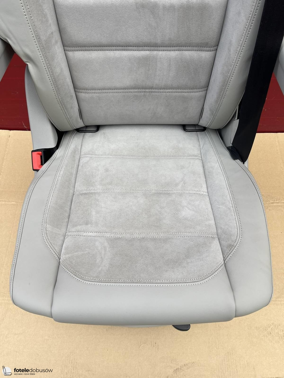 Seat VW T6 Multivan Caravelle Leather Alcantara grey swivel rear T5 T6.1