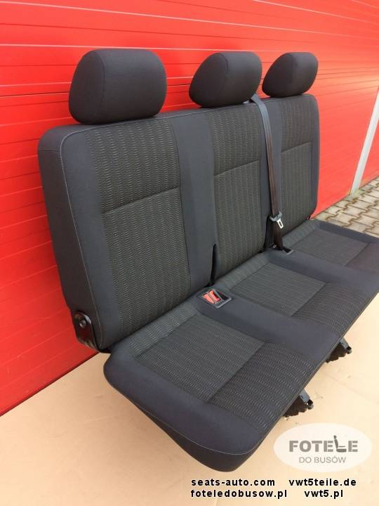 Bench rear triple seat VW T6 Transporter PANDU t5