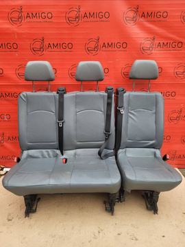 Rear Seats 2+1 bench single seat MERCEDES W639 Vito Tourer Viano leatherette RHD