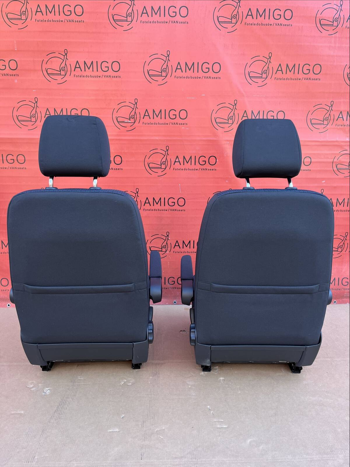 Driver passenger Captain genuine swivel seats seat VW T6.1 California Kutamo Blue
