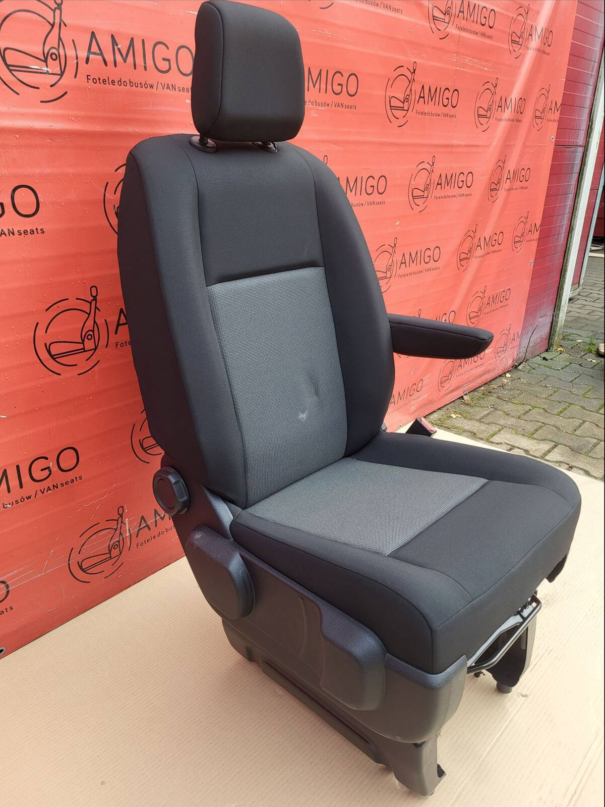 Seat VW Crafter II MAN TGE 2016-2024 EU passenger | UK driver captain seat armrest occupancy mat