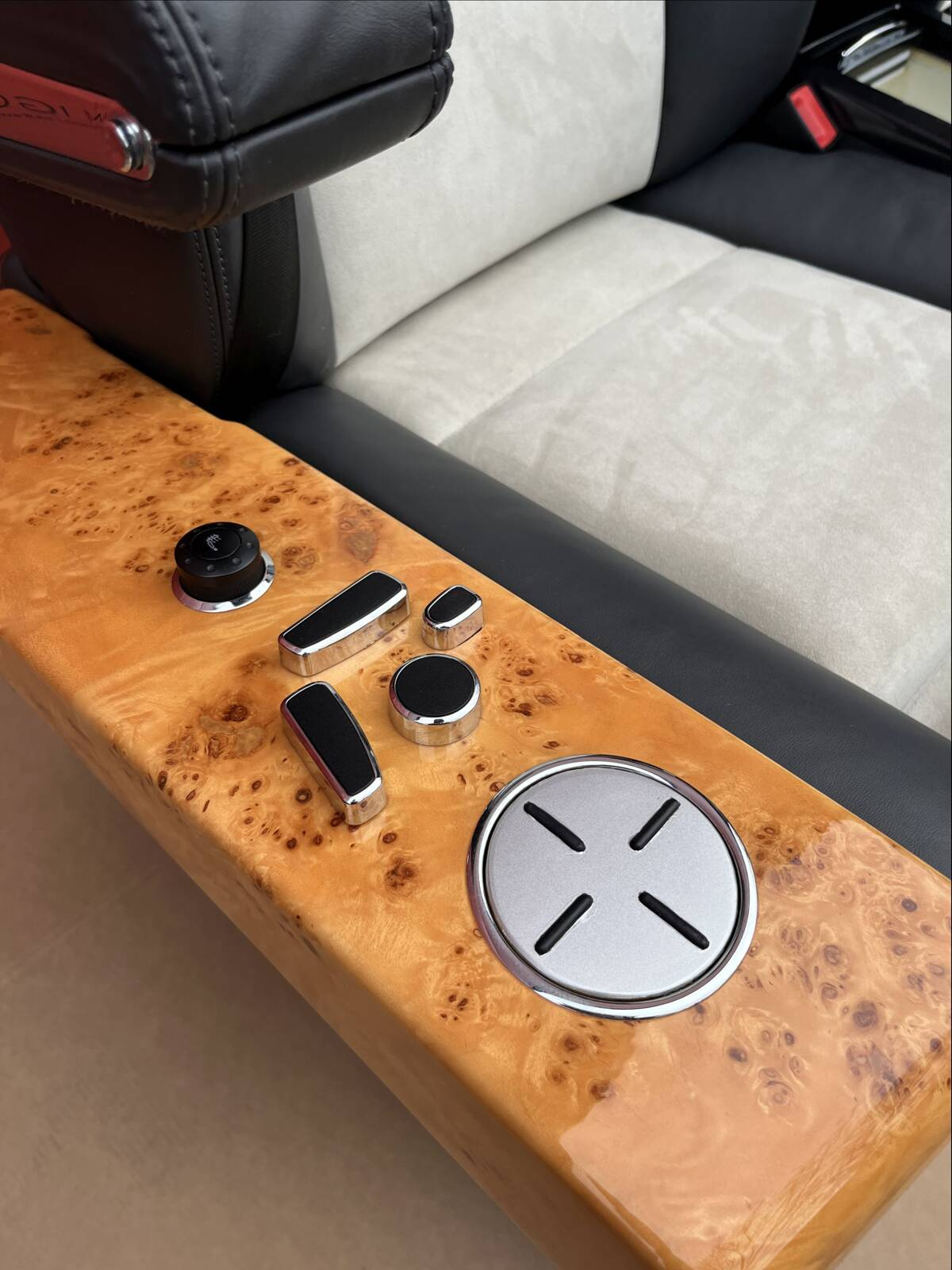 VIP rear double seat for rails VW T5.1 T5 T6 Business Electric Fridge Heating