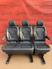 Rear Seat Triple bench single 2+1 Mercedes V-class W447 Black Nappa Leather RHD