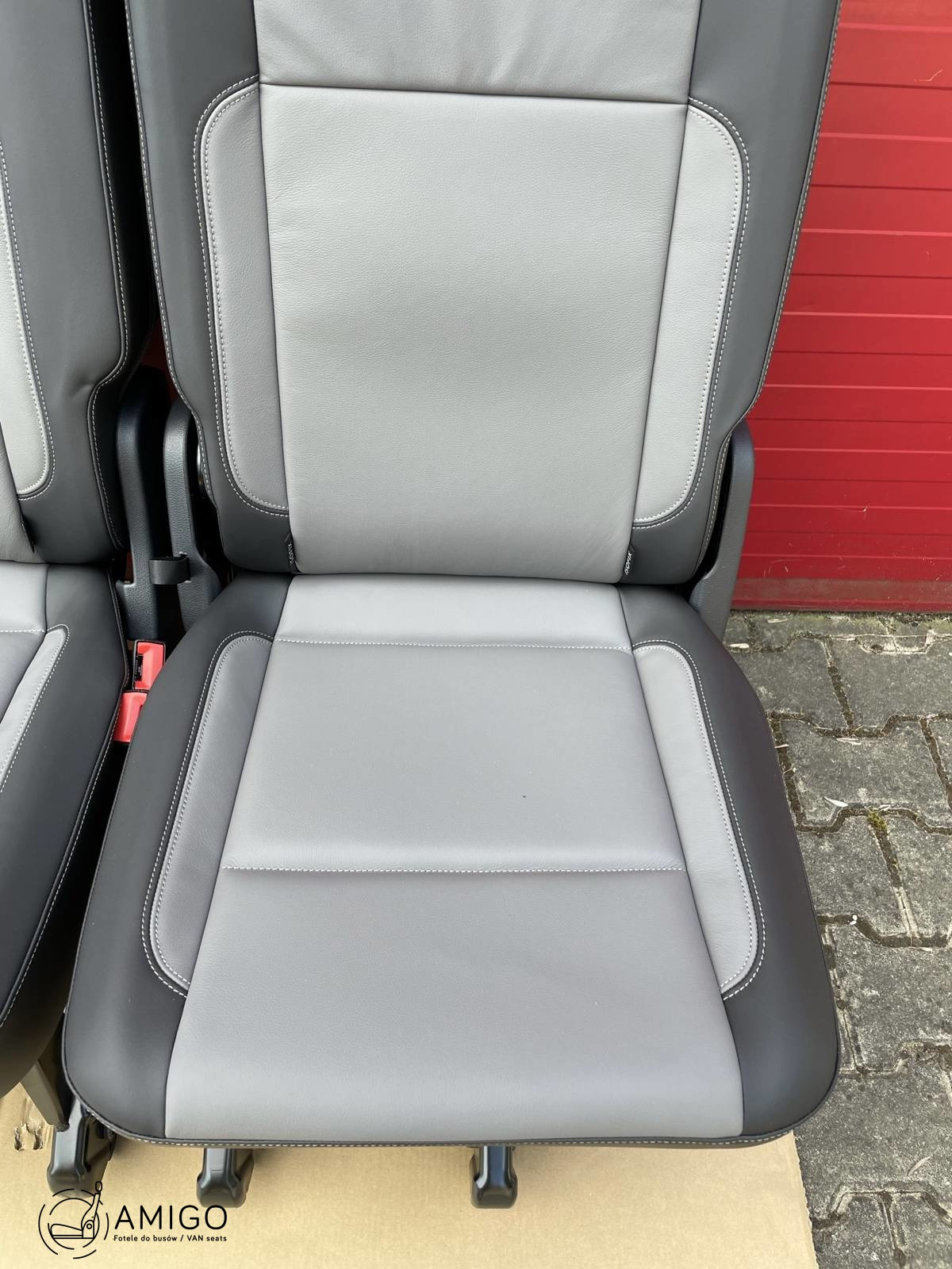 Bench rear triple seat VW T6.1 T6 Transporter SAVONA leather t5 3x single 1+1+1