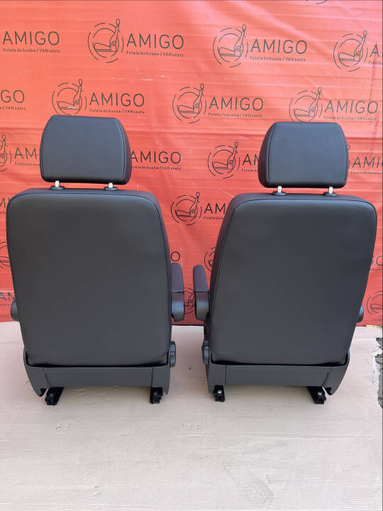 Driver passenger seat VW T5 DUO red Multivan Caravelle