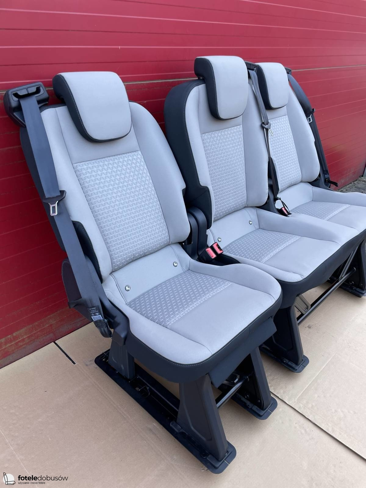 Seat Ford Transit Custom bench rear seats double single Capitol Palazzo Grey 3rd