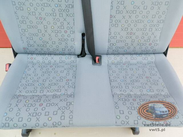Seat Volkswagen VW T5 OX rear double passenger bench LHD