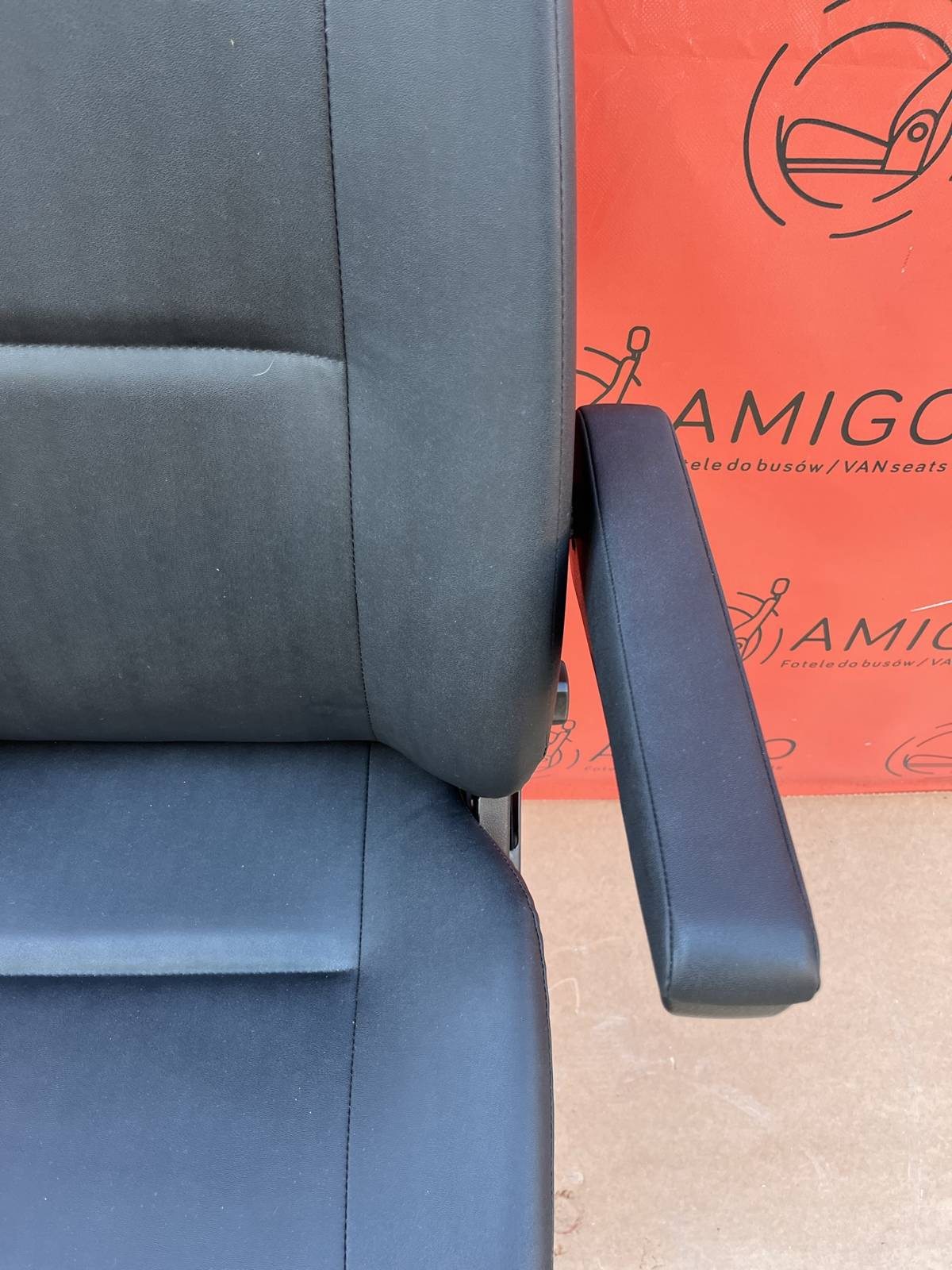 Seat Mercedes Sprinter W906 Crafter EU passenger | UK driver adjustments armrest leatherette heated