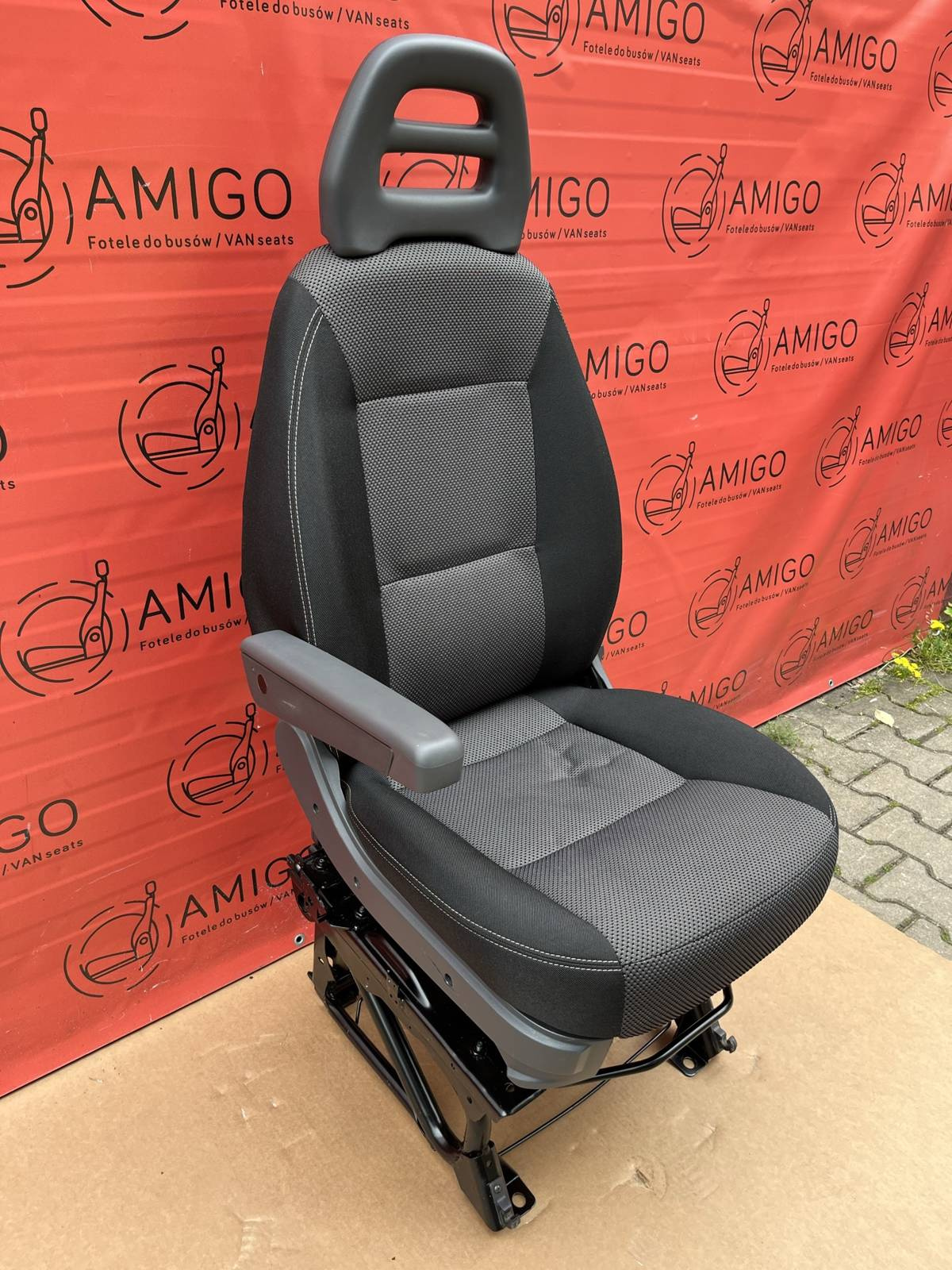 Seat Fiat Ducato 2022-25 Boxer Jumper Relay Movano C Proace Max UK passenger | EU driver seat armrest adjustments