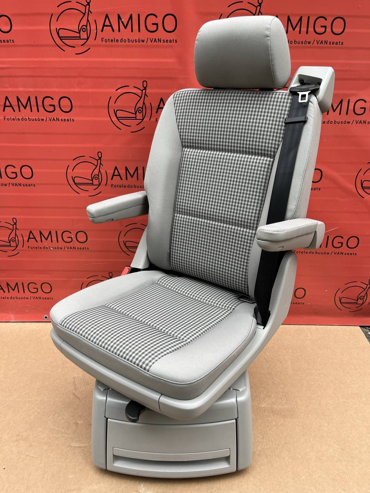 Seat rear VW T6 T5 Multivan Caravelle swivel VISITAMO Grey