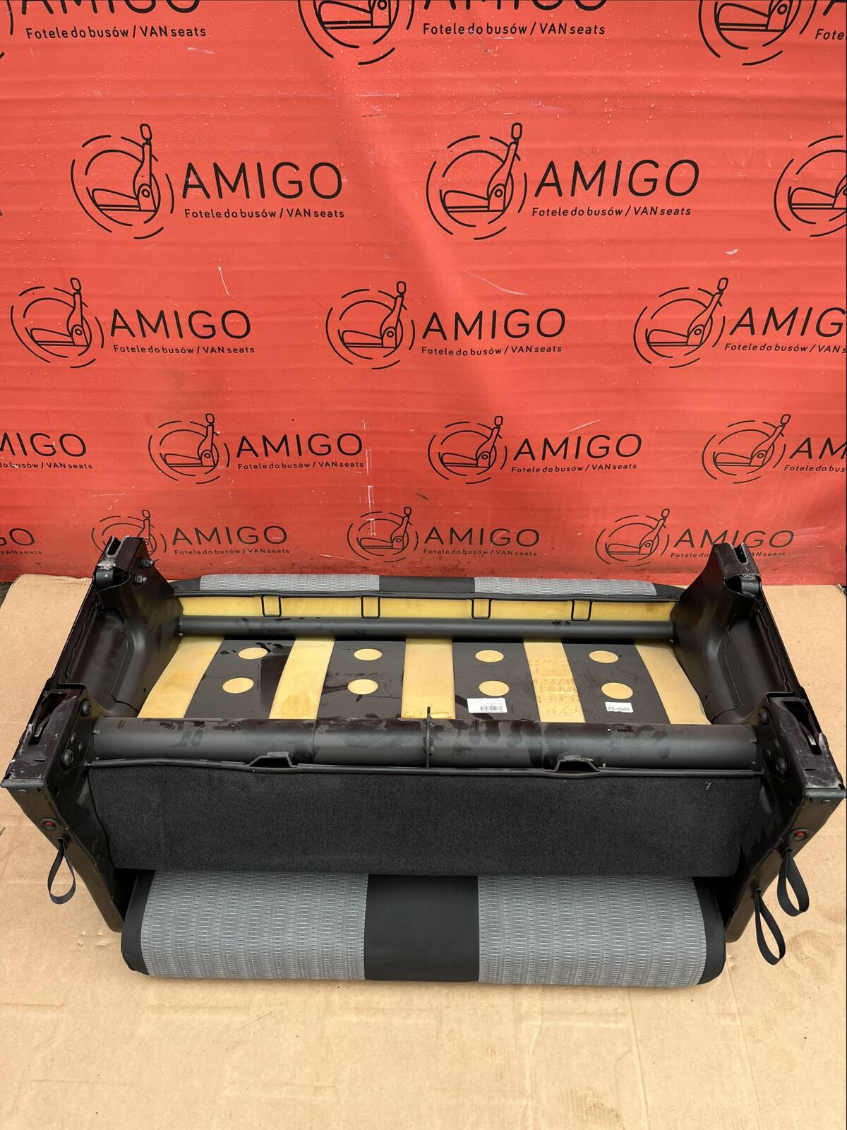 Seat rear bench double Pandu grey VW Caddy MAXI third row NEW!