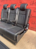 Seat rear bench bed Renault Trafic SpaceClass Escapade Black Leather