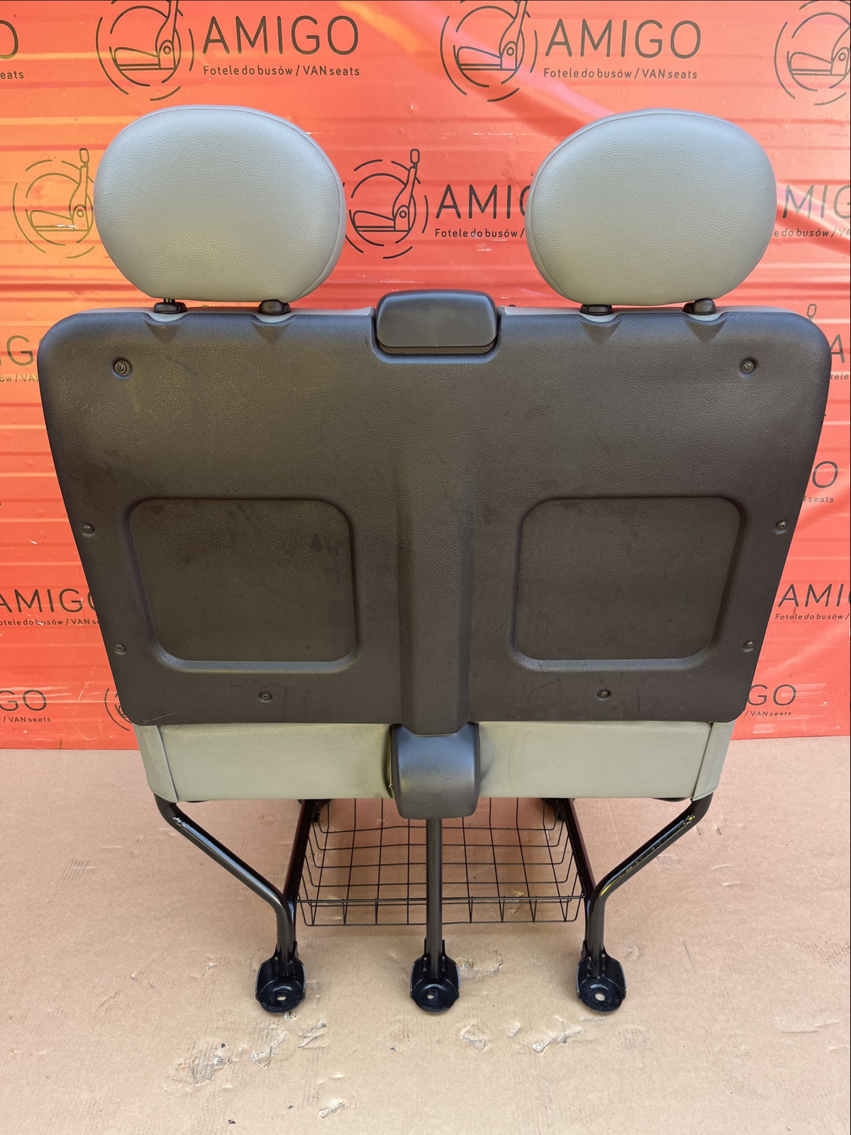 Seat passenger double bench Opel Vauxhall Movano Master Interstar 1998-2010 LHD