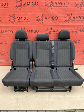 Seat rear bench double VW Caddy second row PANDU