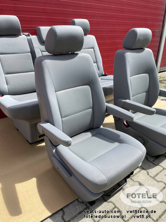 VW T5 driver and passenger seat bench Multivan seat sleeping bench DUO