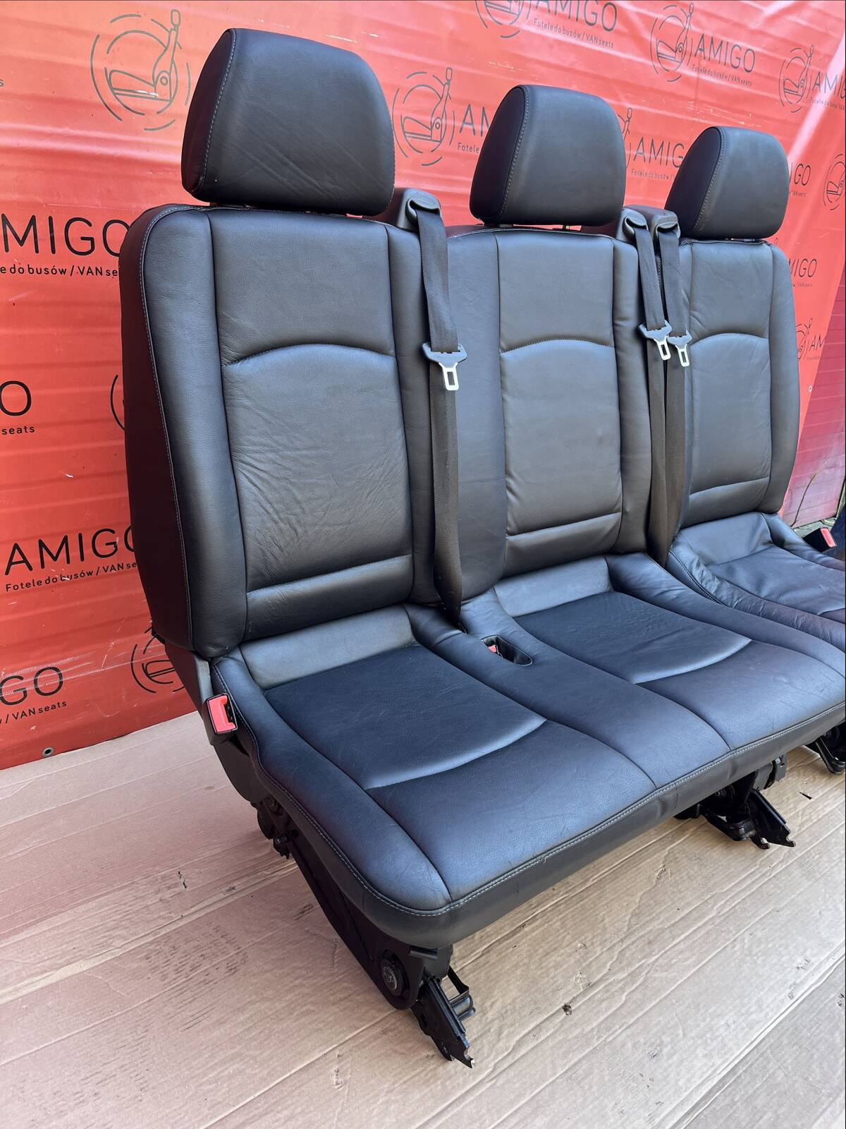 Rear Seats 2+1 bench single seat MERCEDES W639 Vito Tourer Viano leatherette RHD