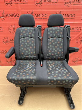 Rear Seat Double bench comfort MERCEDES W639 Vito Tourer Matheo Armrests