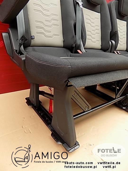 Seat Ford Transit Custom ECKO bench rear seats armrests 2nd row RHD