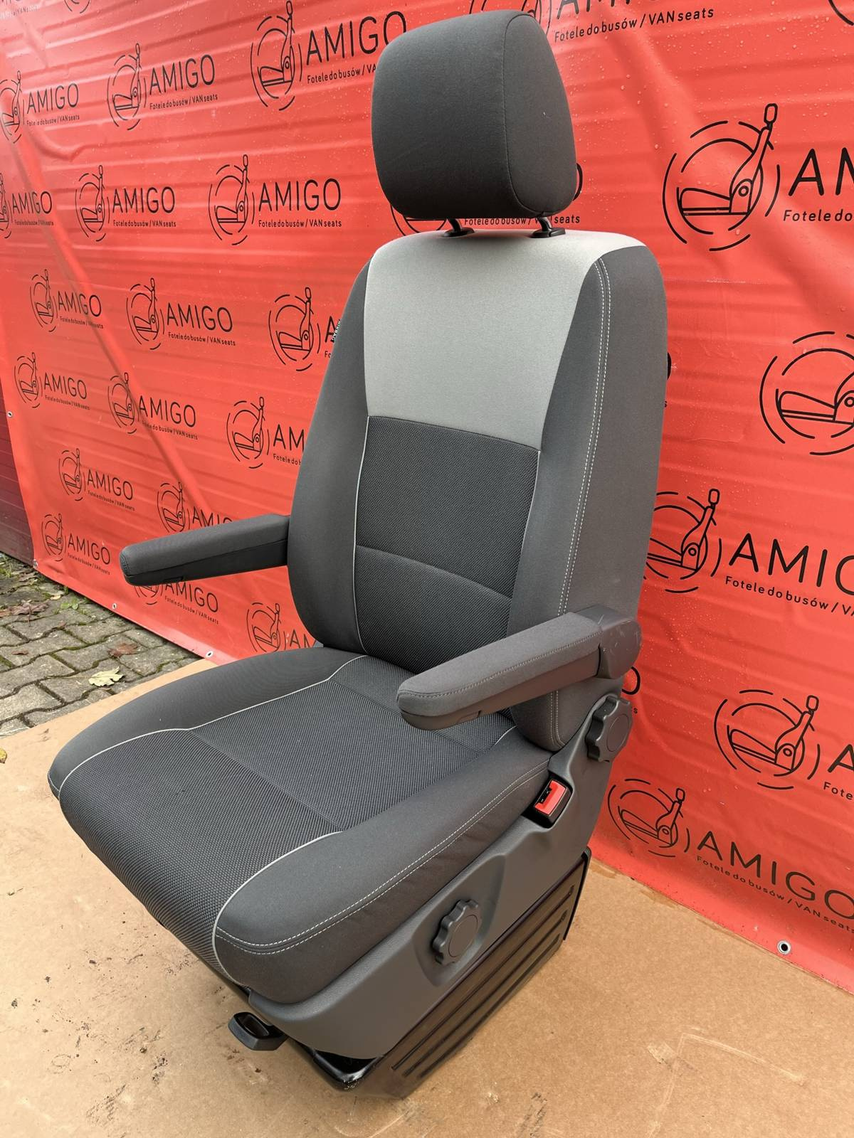 Seat VW T5.1 T5 Milan Startline front EU passenger | UK driver comfort adjustments armrests airbag