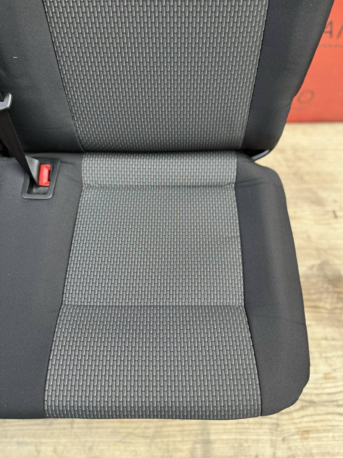 Bench rear triple seat VW T6.1 T6 Transporter Bricks Black