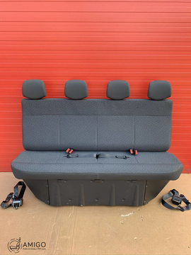Seat Opel Vauxhall Movano Master NV400 quadruple rear four-seats bench belts