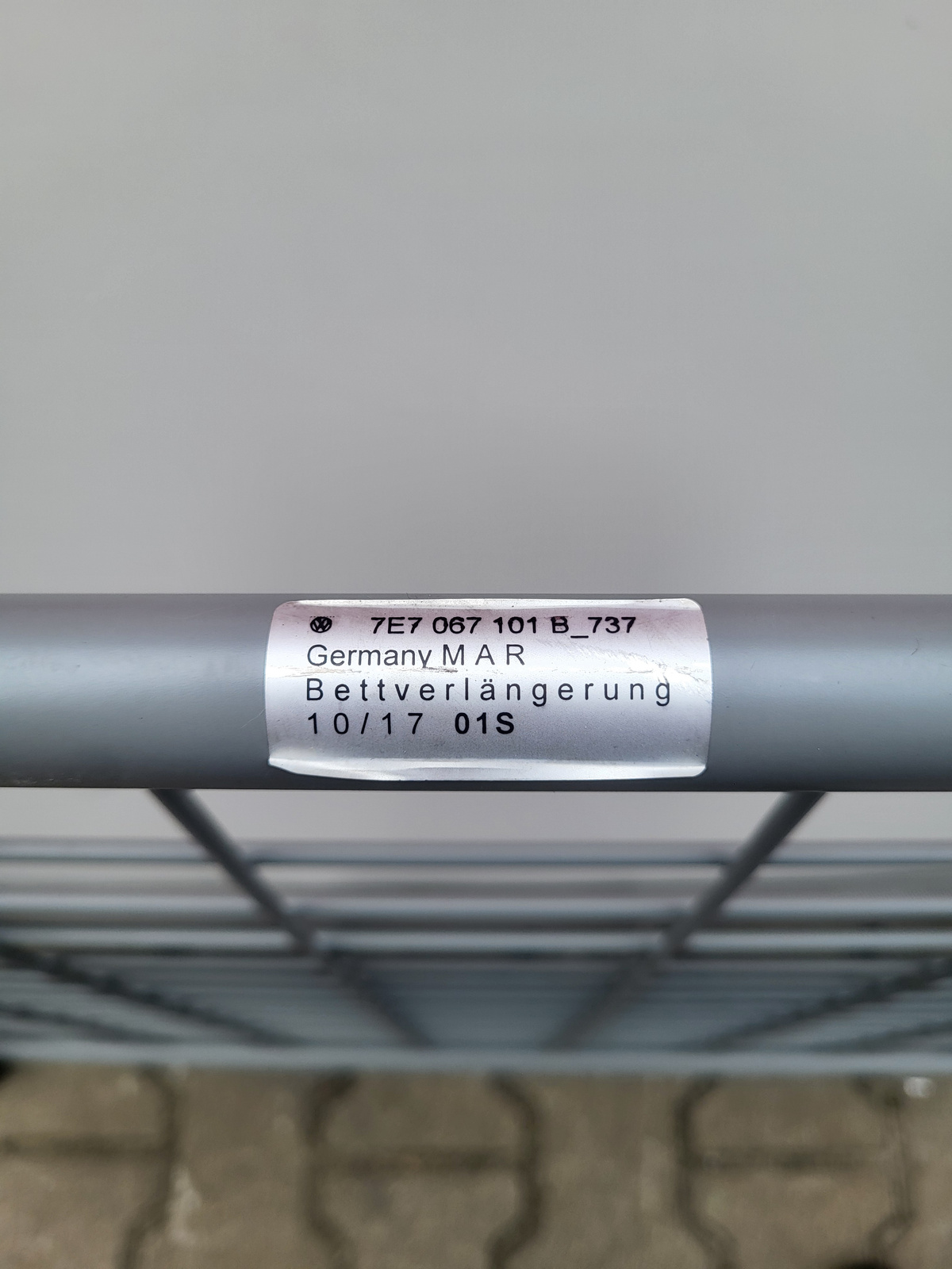 Seat VW T6 T5 California double passenger bench bed Multivan sleep function for rails