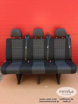 WIDE Seat to Mercedes Sprinter 906 rear triple bench TUNJA isofix