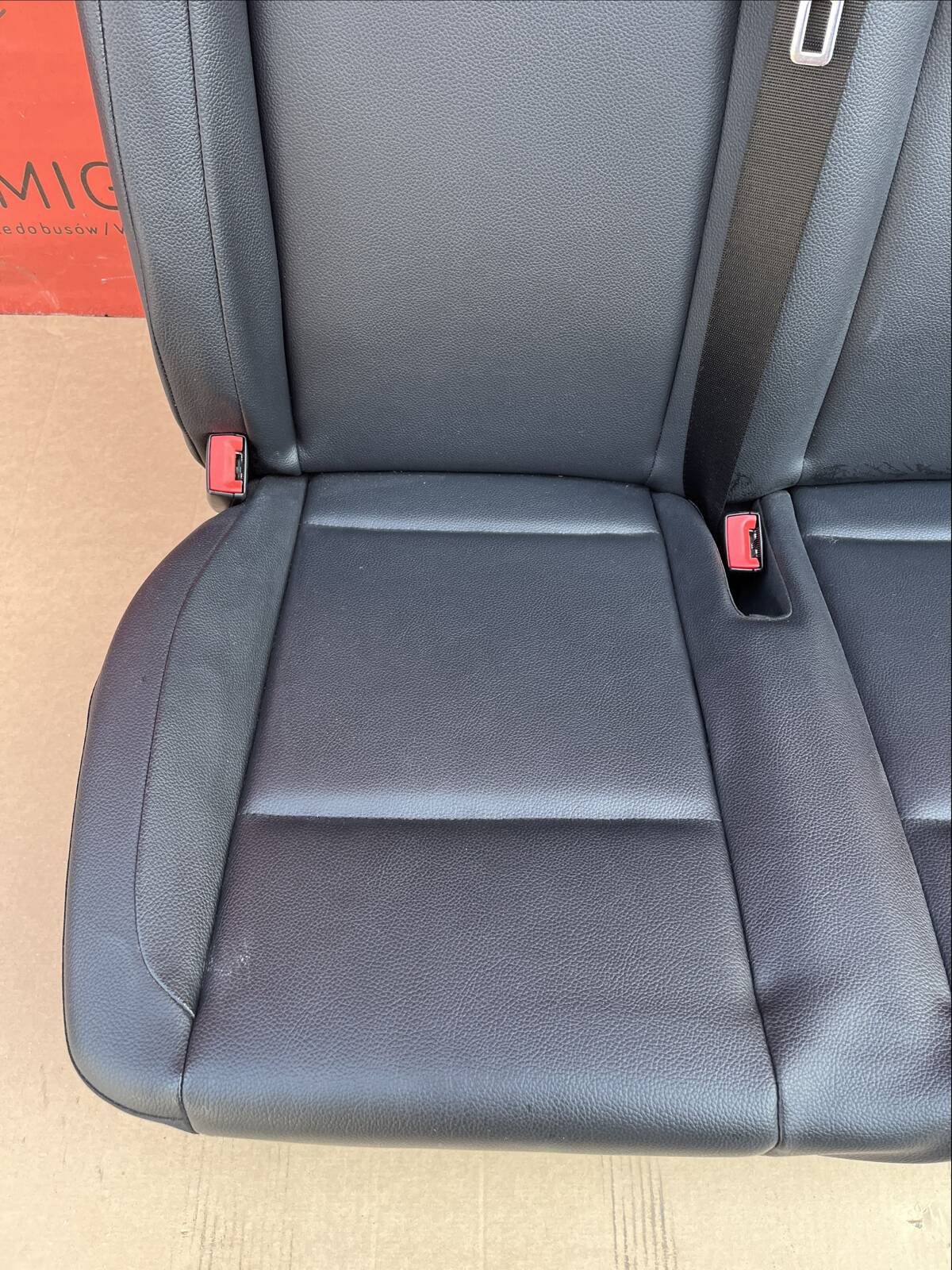 Seat bench double front Mercedes Vito W447 Leatherette RHD
