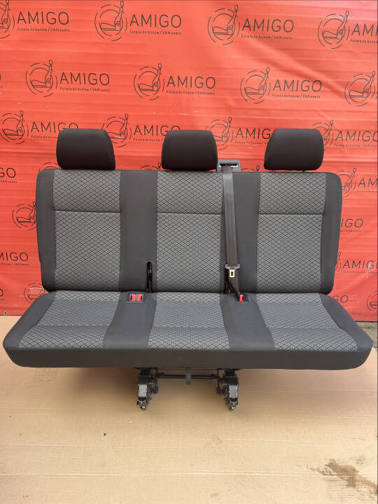Bench rear triple seat VW T6 Transporter AUSTIN isofix t5