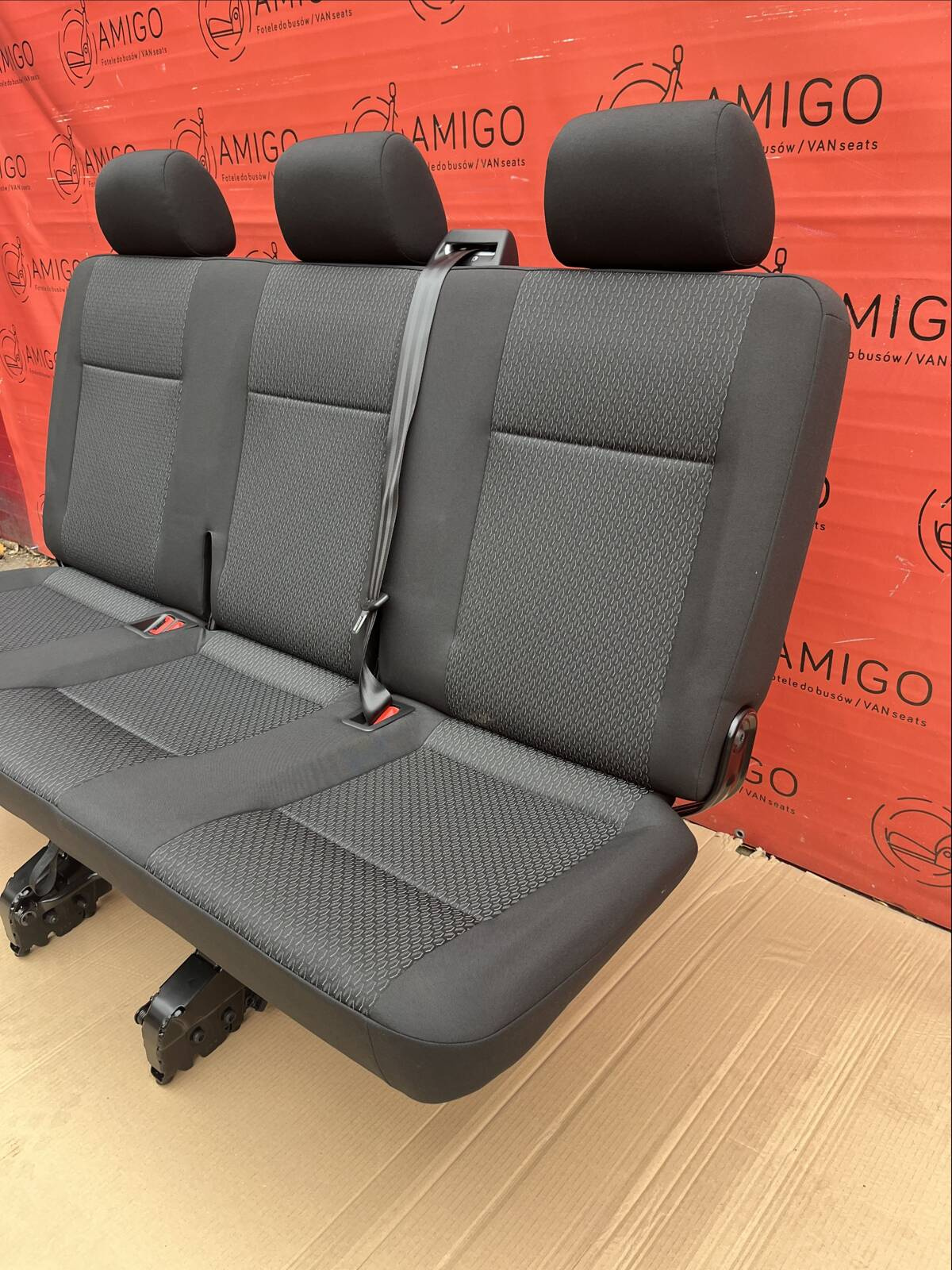 Bench rear triple seat VW T6 Transporter AUSTIN isofix t5
