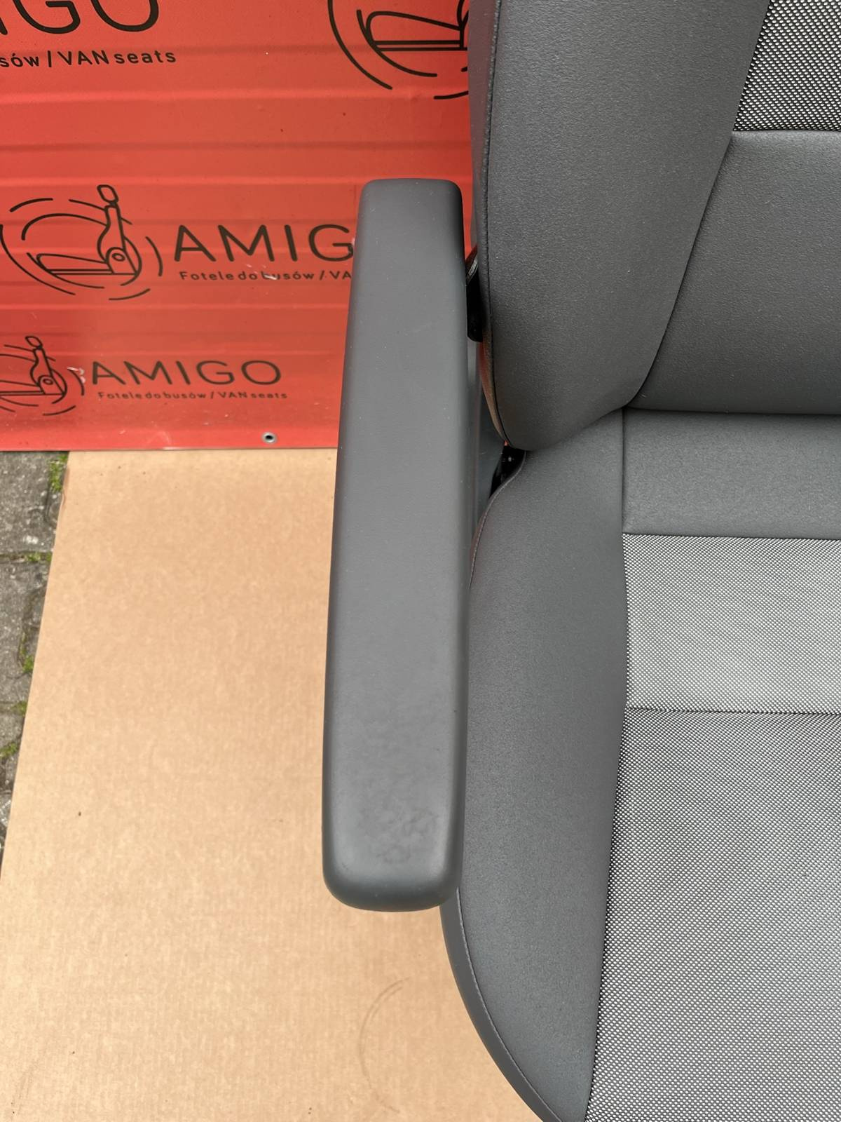 Seat Fiat Ducato Boxer Jumper Relay UK passenger | EU driver seat armrest adjustments VINYL