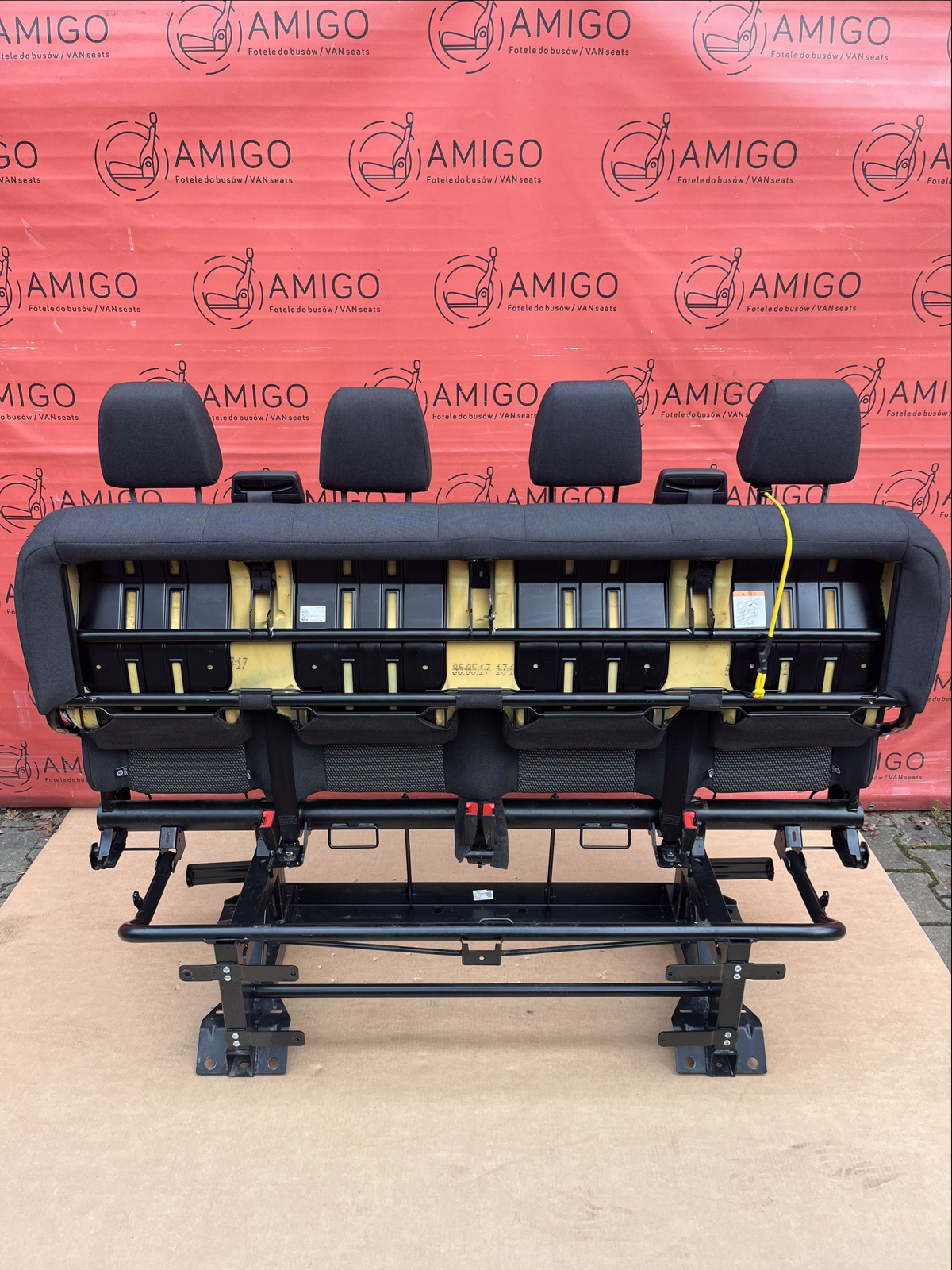 Ford Transit MK8 4 seat bench passenger compartment seat isofix Traxon DOKA