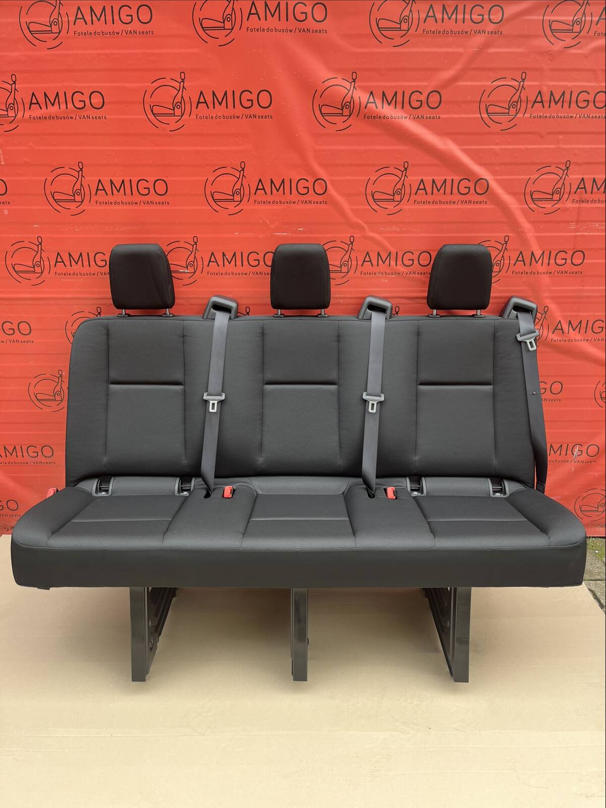 Mercedes Sprinter W907 W910 bench seat passenger compartment rear Maturin isofix