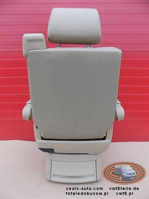 VW T5 swivel seat Multivan seat beige leather with Alcantara