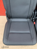 Bench rear triple seat VW T6 Transporter Titan Black leather t5 3x three single