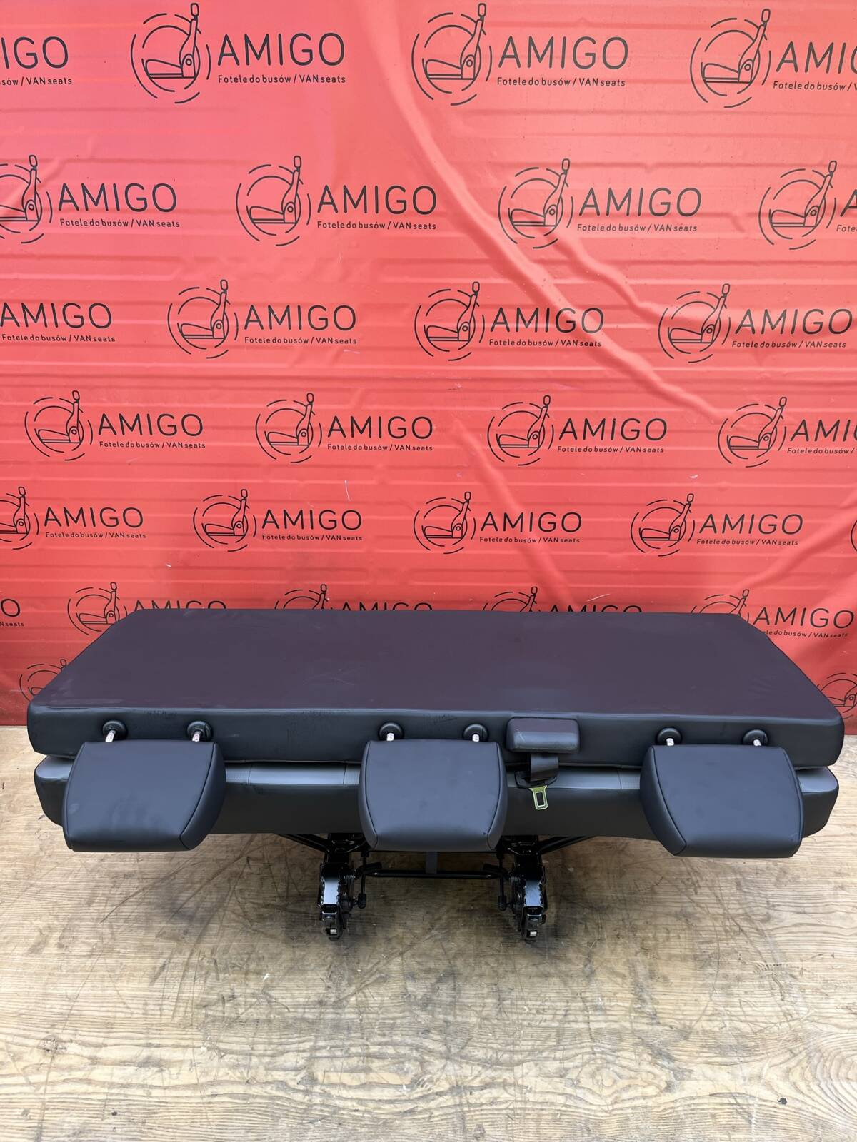 Bench rear triple seat VW T6.1 T6 Transporter Mesh Palladium