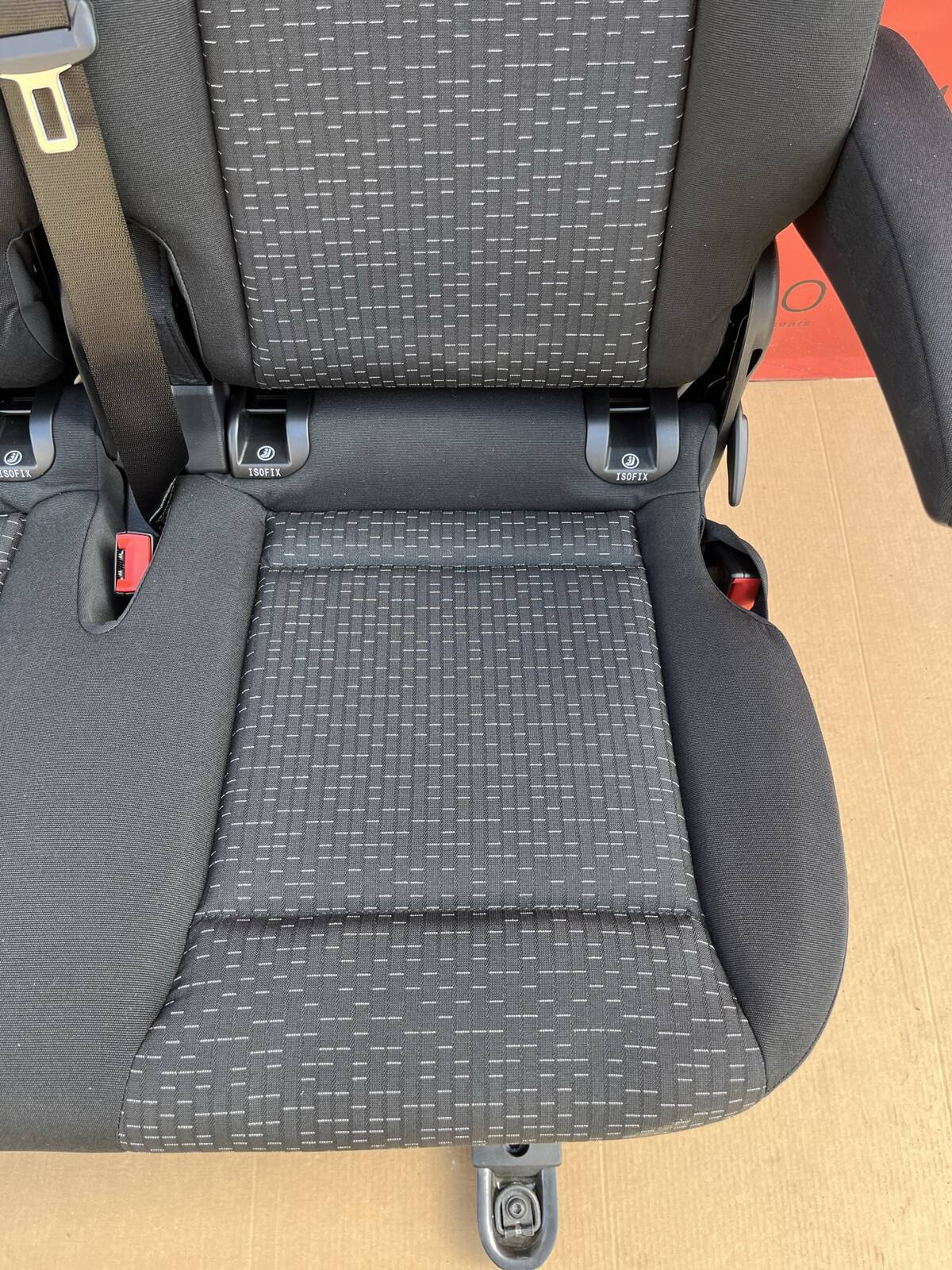 Rear Seat Triple bench single 2+1 MERCEDES W447 Vito Tourer CALUMA LHD armrests