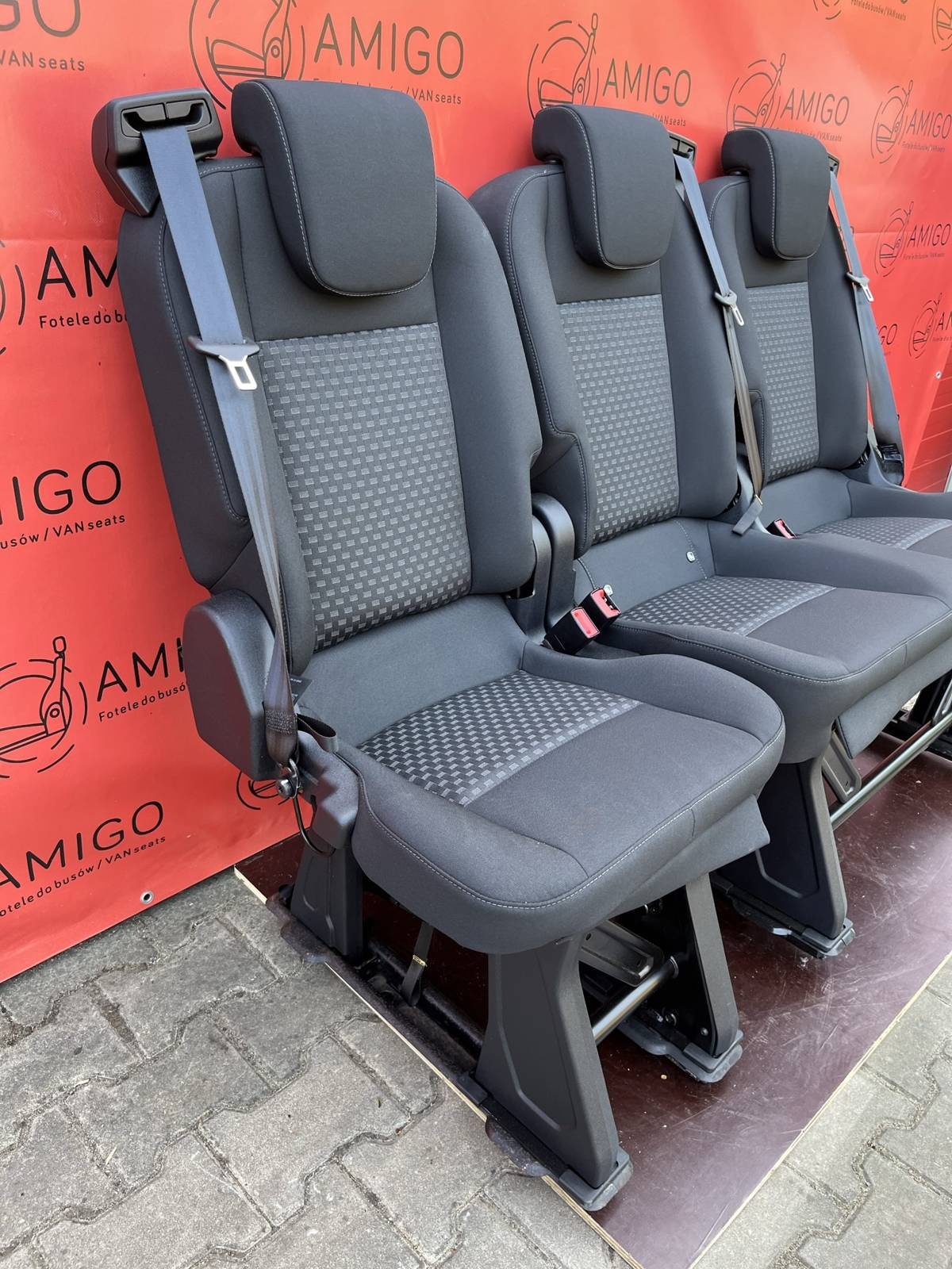 Seat Ford Transit Custom bench rear seats double single Capitol 2nd 3rd row LHD