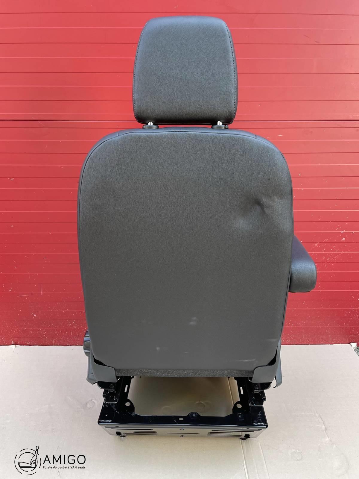 Ford Transit Custom Seat UK passenger | EU driver armrest 2012-2022 black leatherette NEW