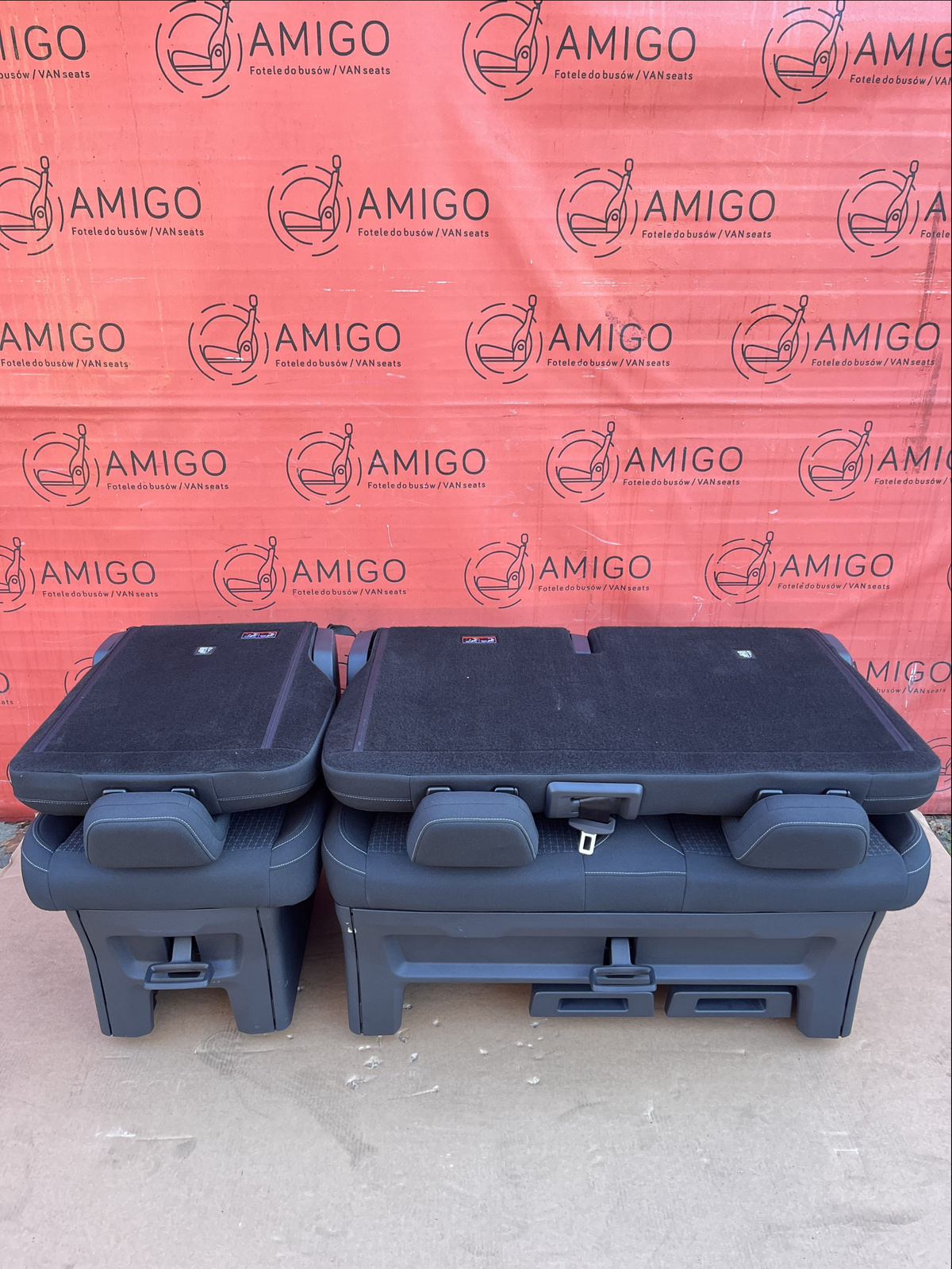 Seat 2+1 Ford Transit Tourneo Custom V710 VW T7 2024-2025 bench rear seats double single