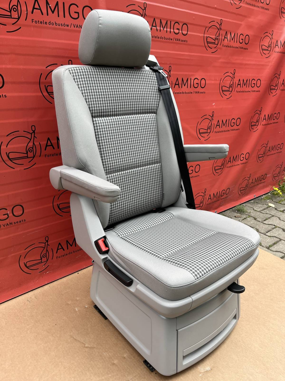 Seat rear VW T6 T5 Multivan Caravelle swivel VISITAMO Grey