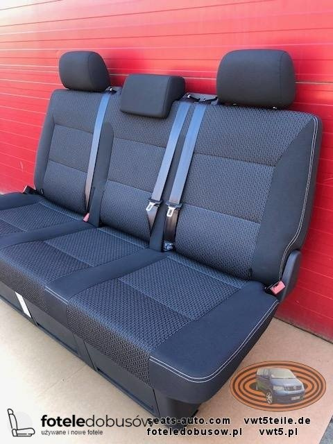 Bench rear triple seat VW T5 T6 Kutamo Multivan Caravelle