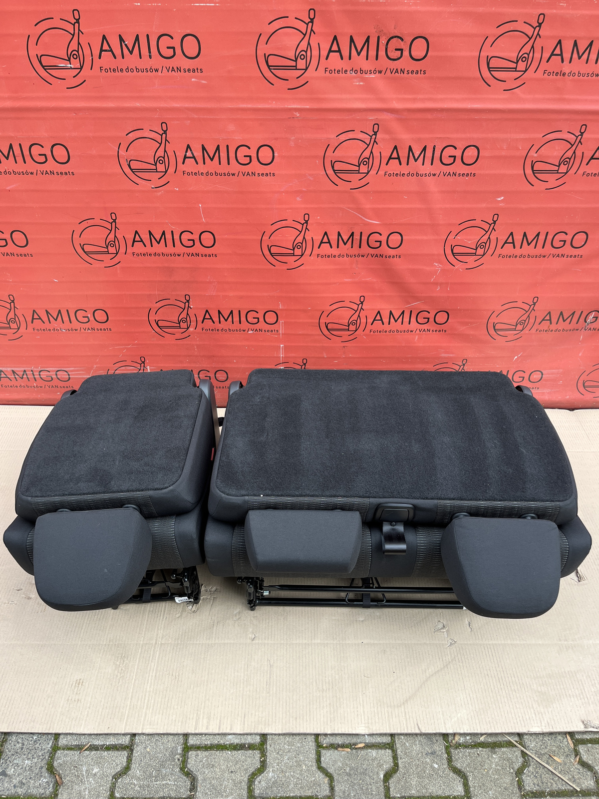 Seat rear bench double VW Caddy second row PANDU